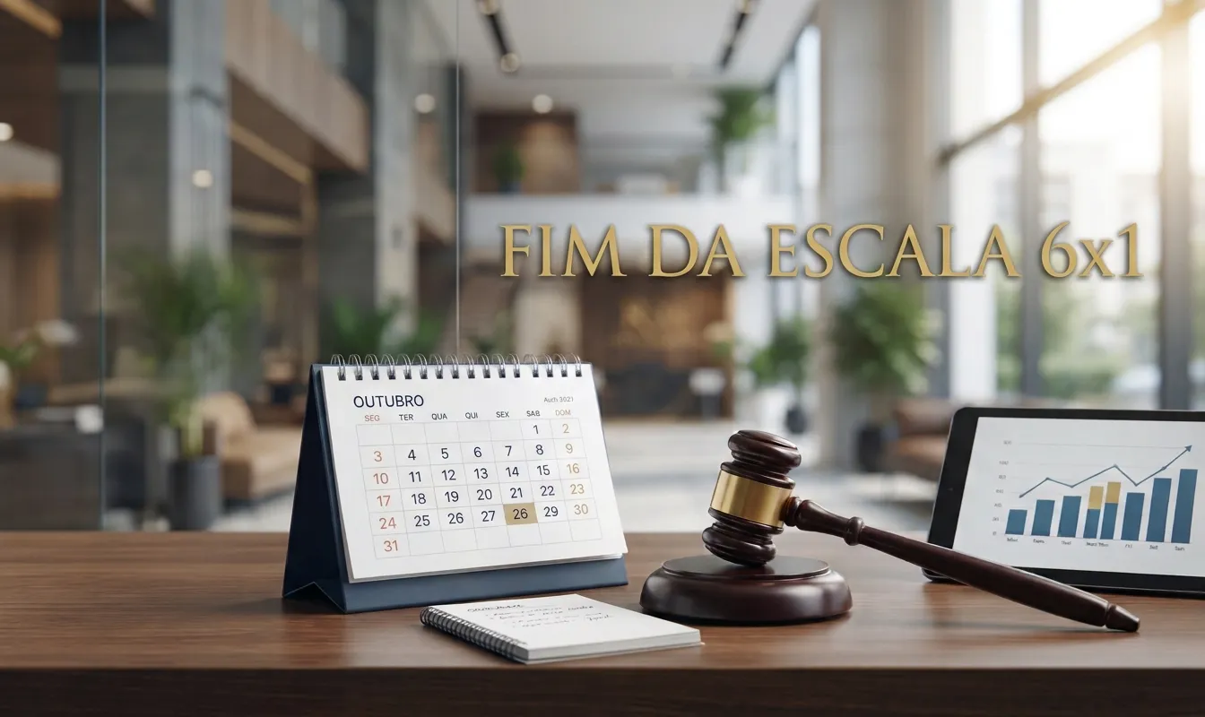 Fim da escala 6x1: quando entra em vigor e o que muda no condomínio como empregador Fim da escala 6x1: quando entra em vigor e o que muda no condomínio como empregador